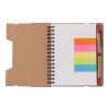 Libreta de papel reciclado Angela rojo | sin montaje de publicidad | no disponible | no disponible
