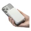 Power Bank de ABS reciclado Meno blanco | sin montaje de publicidad | no disponible | no disponible