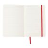 Libreta de notas rojo