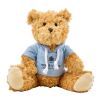 Oso de peluche con capucha azul
