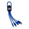 Set de cables de carga 4 en 1 rojo