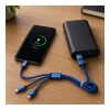 Set de cables de nailon Leif plata