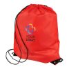 Mochila de cuerdas de poliéster Isolde rosa