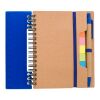 Libreta de papel reciclado Angela azul