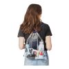 Mochila transparente en PVC azul cobalto