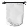 Bolsa en PVC impermeable y sellada.Capacidad de 3,5 blanco