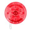 Yoyo transparente, con luz rojo