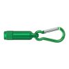 Mini linterna de aluminio verde