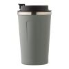 Vaso termo de acero inox. gris