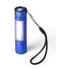 Linterna COB de aluminio reciclado Sami azul cobalto