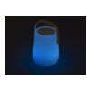 Altavoz inal. LED con asa blanco | sin montaje de publicidad | no disponible | no disponible