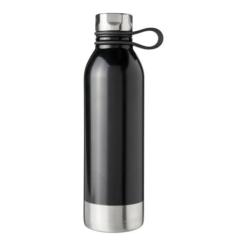 Botella deportiva de acero inoxidable de 740 ml "Perth" Estándar | Negro | sin montaje de publicidad | no disponible | no disponible