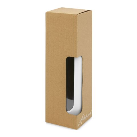 Botella de vidrio borosilicato de 600 ml con agarre de silicona &quot;Tidan&quot; Estándar | Blanco | sin montaje de publicidad | no disponible | no disponible