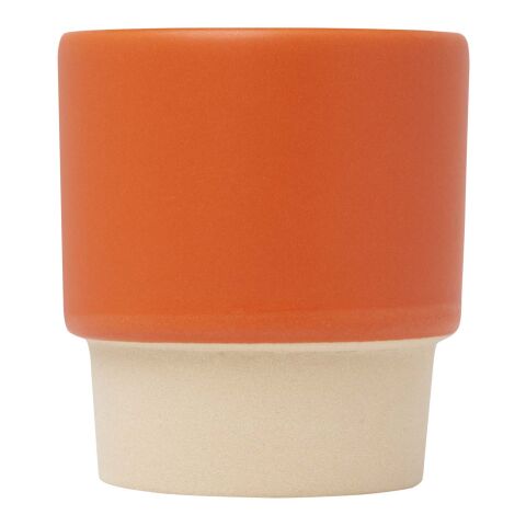 Taza de espresso apilable de 130 ml con fondo de arcilla "Olympia" Estándar | Naranja | sin montaje de publicidad | no disponible | no disponible