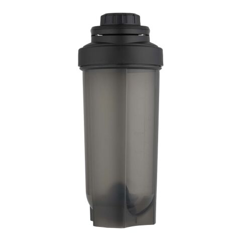 Bidón deportivo de 700&nbsp;ml con bola agitadora "Forza" Estándar | Negro intenso | sin montaje de publicidad | no disponible | no disponible
