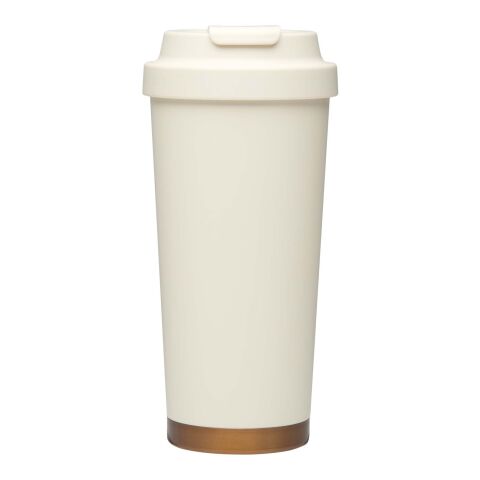 Vaso térmico Hampton de 480 ml, de acero inoxidable reciclado RCS, con doble pared y aislamiento al vacío Crema
