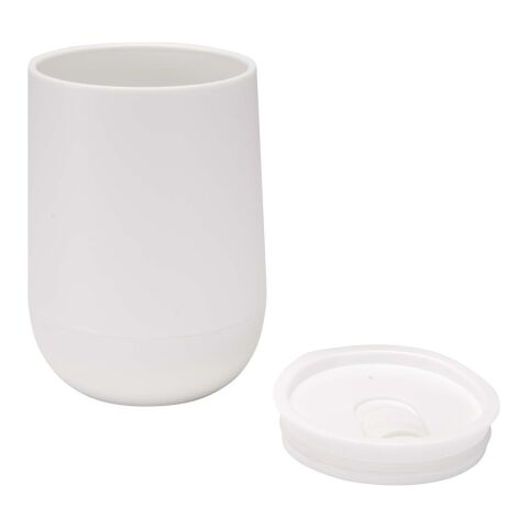 Vaso térmico de doble pared Corzo de 360 ml blanco