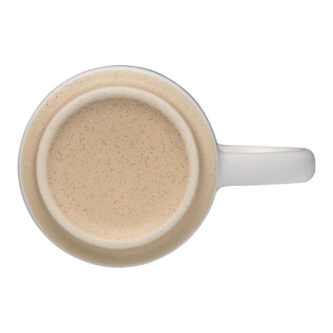 Taza de cerámica apilable Camilla de 180 ml con acabado mate blanco