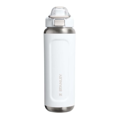 Stanley Classic Wellspring Botella de agua aislada de acero inoxidable reciclado de 710 ml Estándar | Blanco | sin montaje de publicidad | no disponible | no disponible