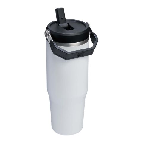 Stanley IceFlow™ 2.0 Vaso aislado de acero inoxidable de 890 ml con pajita abatible blanco