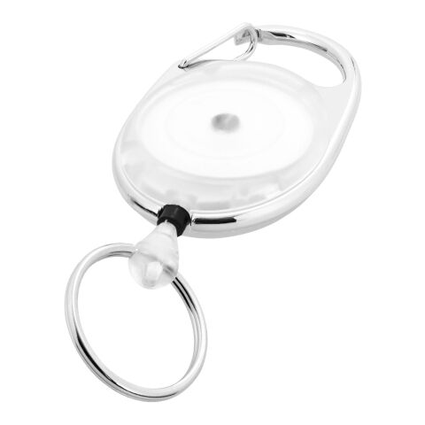 Llavero con clip extensible Gerlos Estándar | Blanco | sin montaje de publicidad | no disponible | no disponible | no disponible