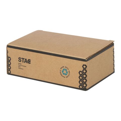 Set de destornilladores de plástico reciclado 8 en 1 RCS con linterna &quot;Octo&quot; Estándar | Amarillo | sin montaje de publicidad | no disponible | no disponible