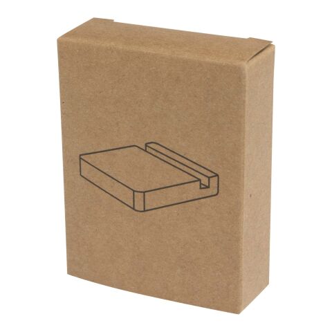 Soporte para teléfono de bambú &quot;Ebla&quot; Estándar | Madera | sin montaje de publicidad | no disponible | no disponible