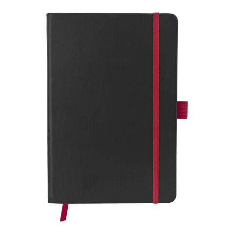 Libreta A5 &quot;Color Edge&quot; Estándar | Negro intenso-Rojo | sin montaje de publicidad | no disponible | no disponible