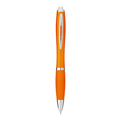 Bolígrafo translúcido con sujeción de color "Nash" Estándar | Naranja | sin montaje de publicidad | no disponible | no disponible