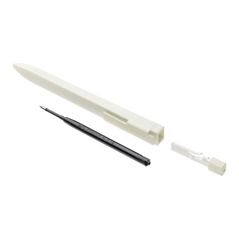 Bolígrafo 1.0 &quot;Go Pen&quot; (tinta negra) Estándar | Blanco | sin montaje de publicidad | no disponible | no disponible