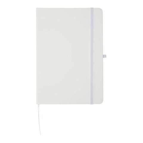 Set de cuaderno reciclado y bolígrafo Spectrum A5 blanco