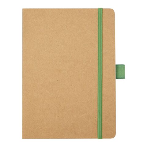 Libreta A5 de papel reciclado "Berk" Estándar | Verde | sin montaje de publicidad | no disponible | no disponible