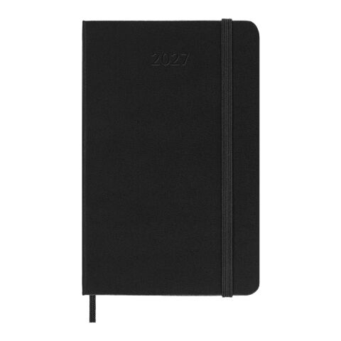 Agenda diaria de bolsillo de 12 meses con tapa dura "Moleskine" Estándar | Negro intenso | sin montaje de publicidad | no disponible | no disponible