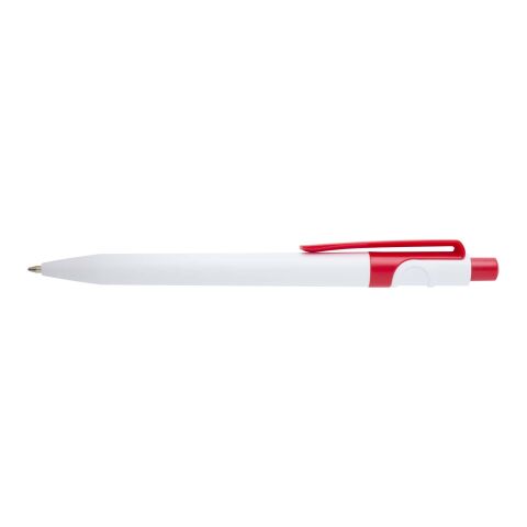 Bolígrafo de plástico reciclado "Unica" (tinta azul) Rojo