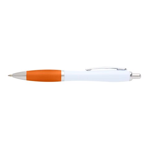 Bolígrafo de plástico reciclado "Nash" (tinta negra) Estándar | Naranja | sin montaje de publicidad | no disponible | no disponible