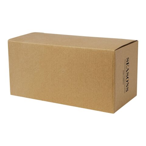 Dos tazas de vidrio de doble pared de 350 ml con posavasos de bambú &quot;Manti&quot; Estándar | Transparente-Natural | sin montaje de publicidad | no disponible | no disponible