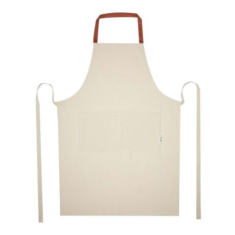 Delantal de algodón reciclado de 200 g/m² "Nia" Estándar | Brick | sin montaje de publicidad | no disponible | no disponible | no disponible