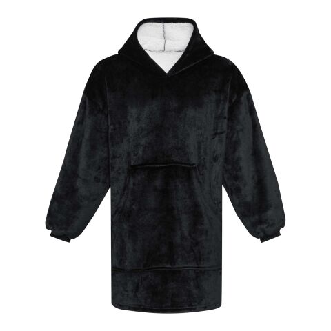 Manta con capucha GRS "Denali" Negro intenso | sin montaje de publicidad | no disponible | no disponible | no disponible