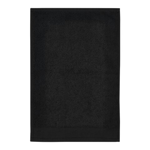 Toalla de baño de 30 x 50&nbsp;cm de algodón de 550&nbsp;g/m² "Chloe" Negro intenso