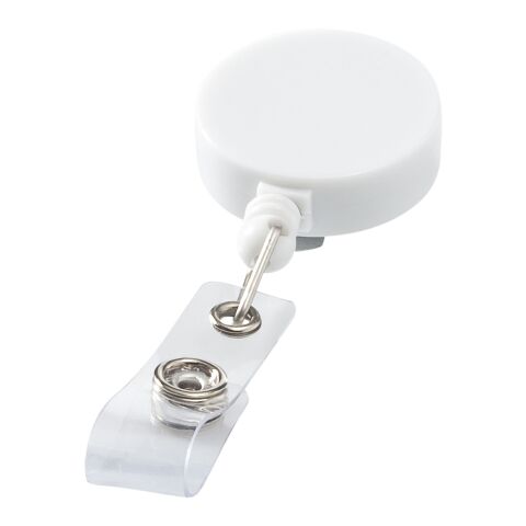 Llavero extensible Lech Estándar | blanco | sin montaje de publicidad | no disponible | no disponible | no disponible