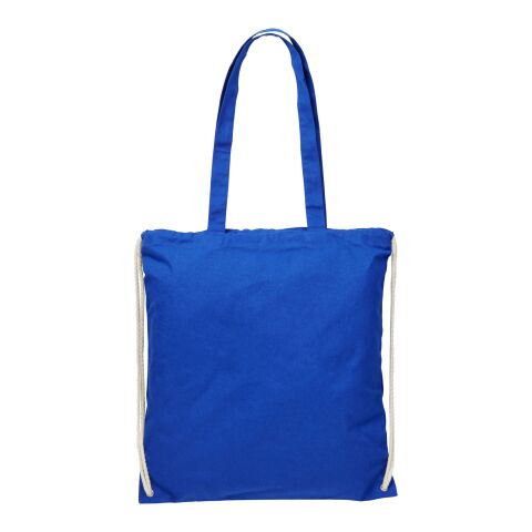 Mochila con asas de algodón "Eliza" Estándar | Azul real | sin montaje de publicidad | no disponible | no disponible | no disponible