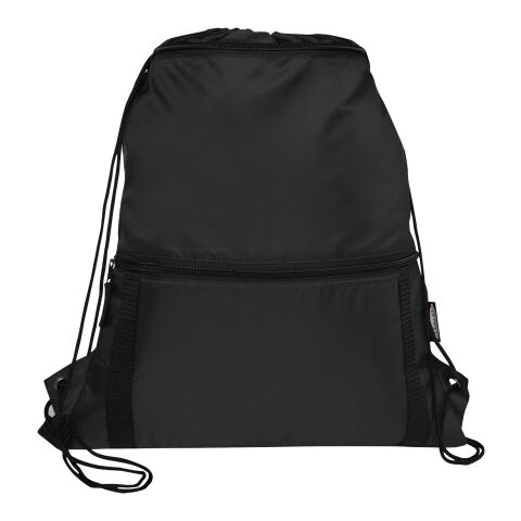 Bolsa con cordón aislada y reciclada de 9L "Adventure" Estándar | Negro intenso | sin montaje de publicidad | no disponible | no disponible | no disponible