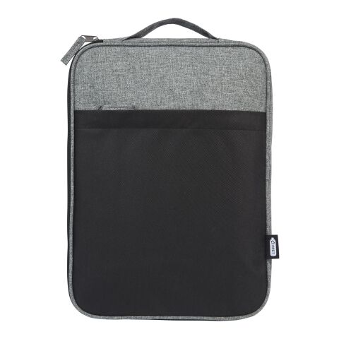 Funda para portátil de 14&quot; reciclada GRS en dos tonos de 2,5 L &quot;Reclaim&quot; Estándar | Negro intenso-Gris Mezcla | sin montaje de publicidad | no disponible | no disponible | no disponible