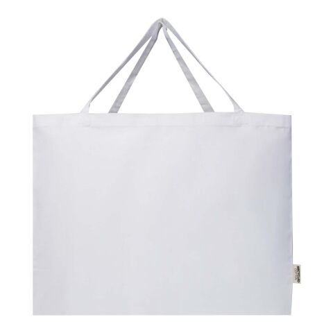 Bolsa Tote grande de algodón reciclado GRS de 220 g/m² &quot;Odessa&quot; Estándar | Blanco | sin montaje de publicidad | no disponible | no disponible | no disponible