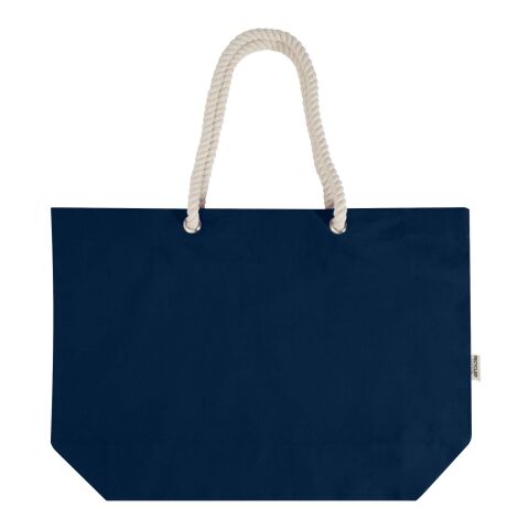 Bolsa Tote de playa de material reciclado GRS de 270 g/m² "Florida" Azul marino