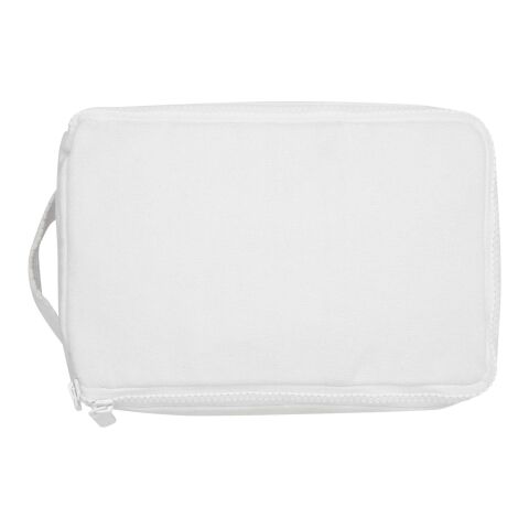 Neceser reciclado de 500 g/m² Aware™ &quot;Pack&quot; Estándar | Blanco | sin montaje de publicidad | no disponible | no disponible