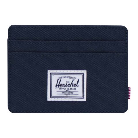 Tarjetero RFID reciclado &quot;Herschel Charlie&quot; Estándar | Azul marino | sin montaje de publicidad | no disponible | no disponible | no disponible