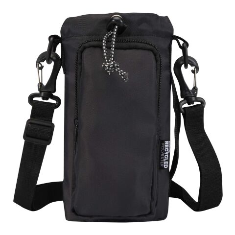 Bolsa para botellas de viaje reciclada de 2 litros &quot;Trip Aware™&quot; Estándar | Negro intenso | sin montaje de publicidad | no disponible | no disponible | no disponible