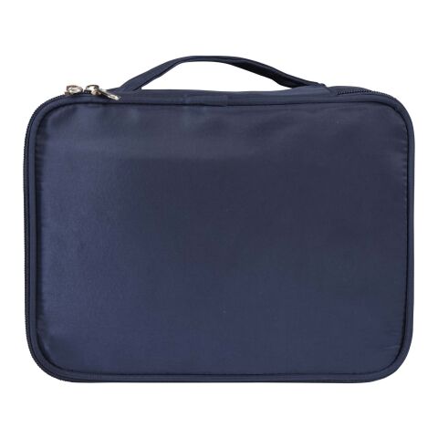 Organizador de maquillaje de RPET GRS "Muse" Estándar | Azul marino | sin montaje de publicidad | no disponible | no disponible | no disponible