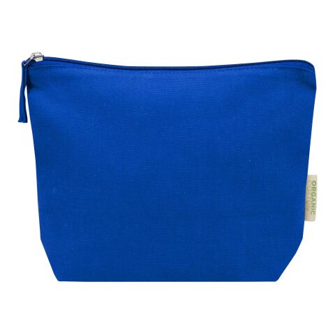 Bolsa de aseo pequeña de 1&nbsp;l algodón orgánico OCS de 180&nbsp;g/m² "Odisha" Azul real